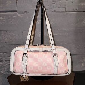 Authentic vintage leather Loewe anagram bag